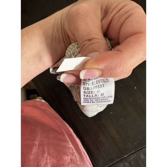 Gianni Bini High Waisted Snake Print Bikini Medium Top And Bottom - Picture 3 of 3